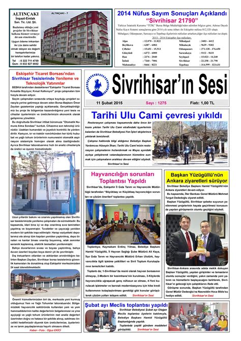 Beyşehir in sesi gazetesi